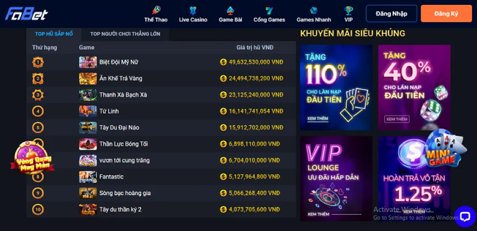 Khám phá 888win Casino
